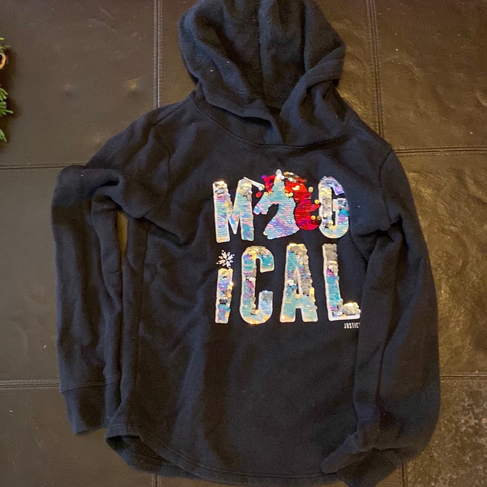 Justice floppy sweatshirt